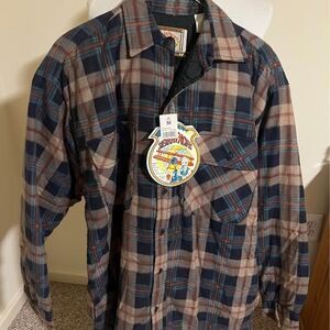 Vintage Sierra Pacific Lined Plaid Flannel Shirt M
